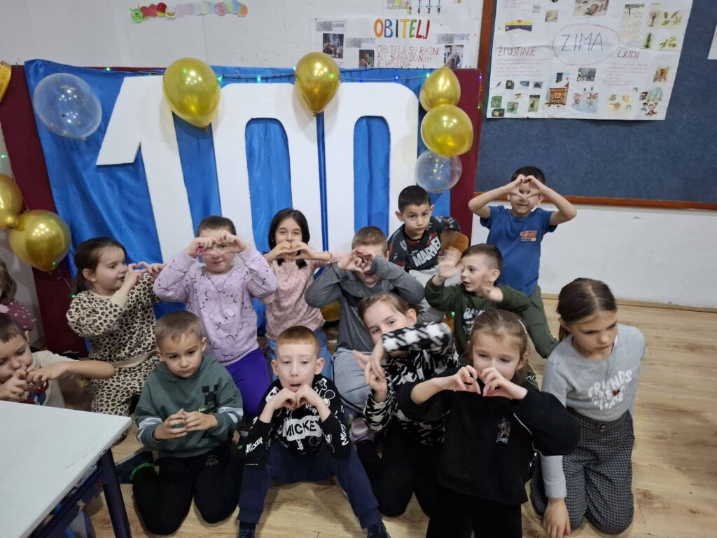 100 dana škole – velik dan za naše prvašiće 100 dana škole – velik dan za naše prvašiće